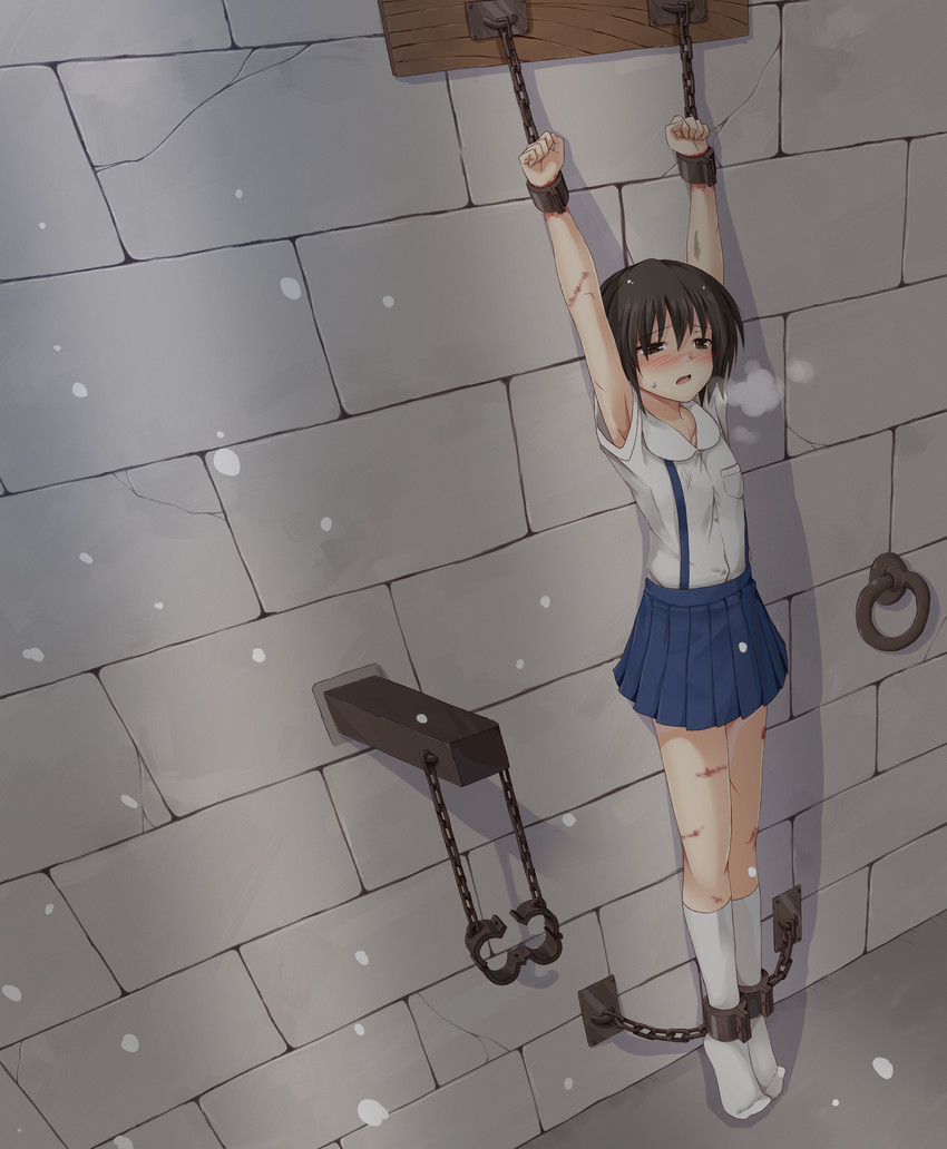 aihara hiromi (majokari ni torawareta shoujo hiromi) drawn by rokujuuni