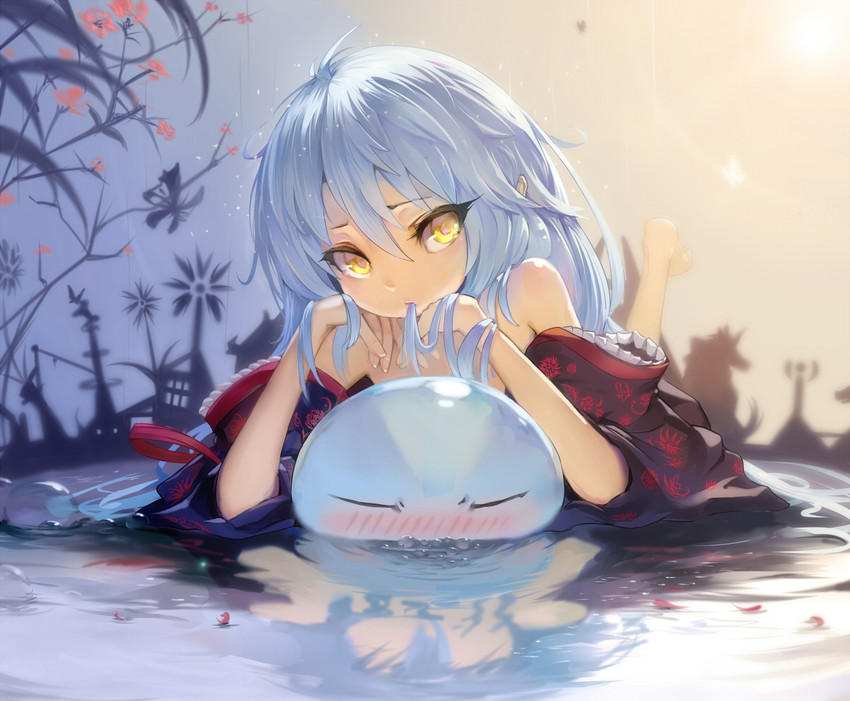 rimuru tempest and ranga (tensei shitara slime datta ken) drawn by undeedking