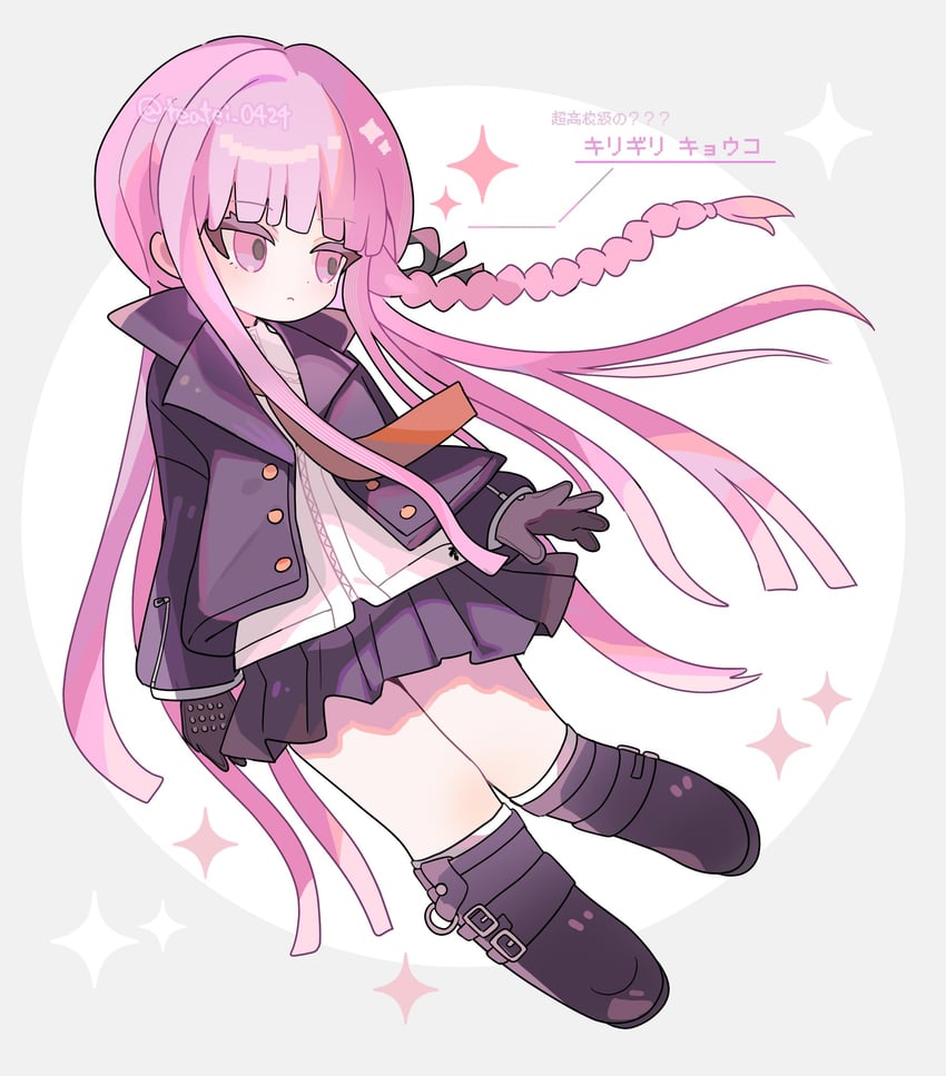 kirigiri kyoko (danganronpa and 1 more) drawn by shirocha_tei