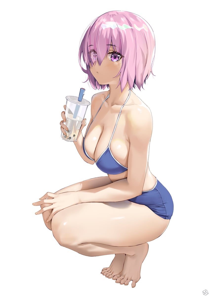 mash kyrielight (fate and 1 more) drawn by kuuhaku_(pskf2372)