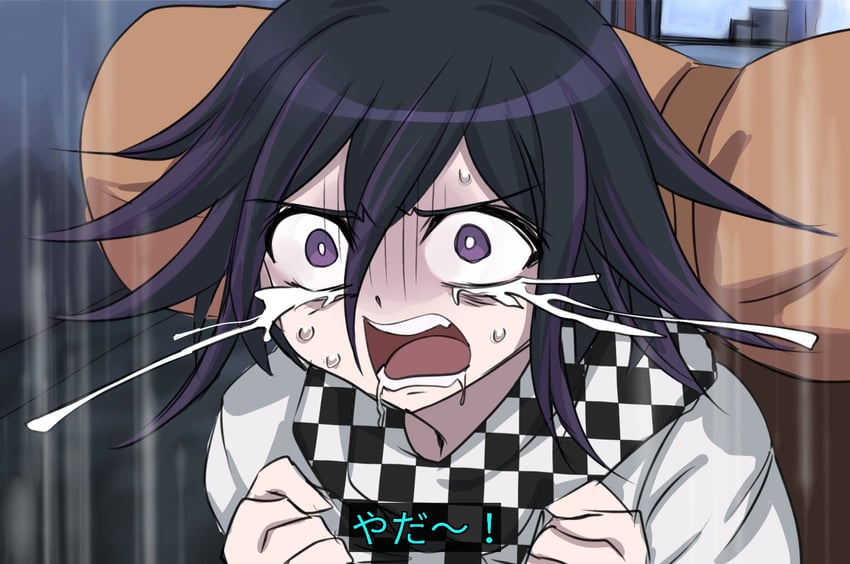 oma kokichi (danganronpa and 2 more) drawn by kuchi_~ie