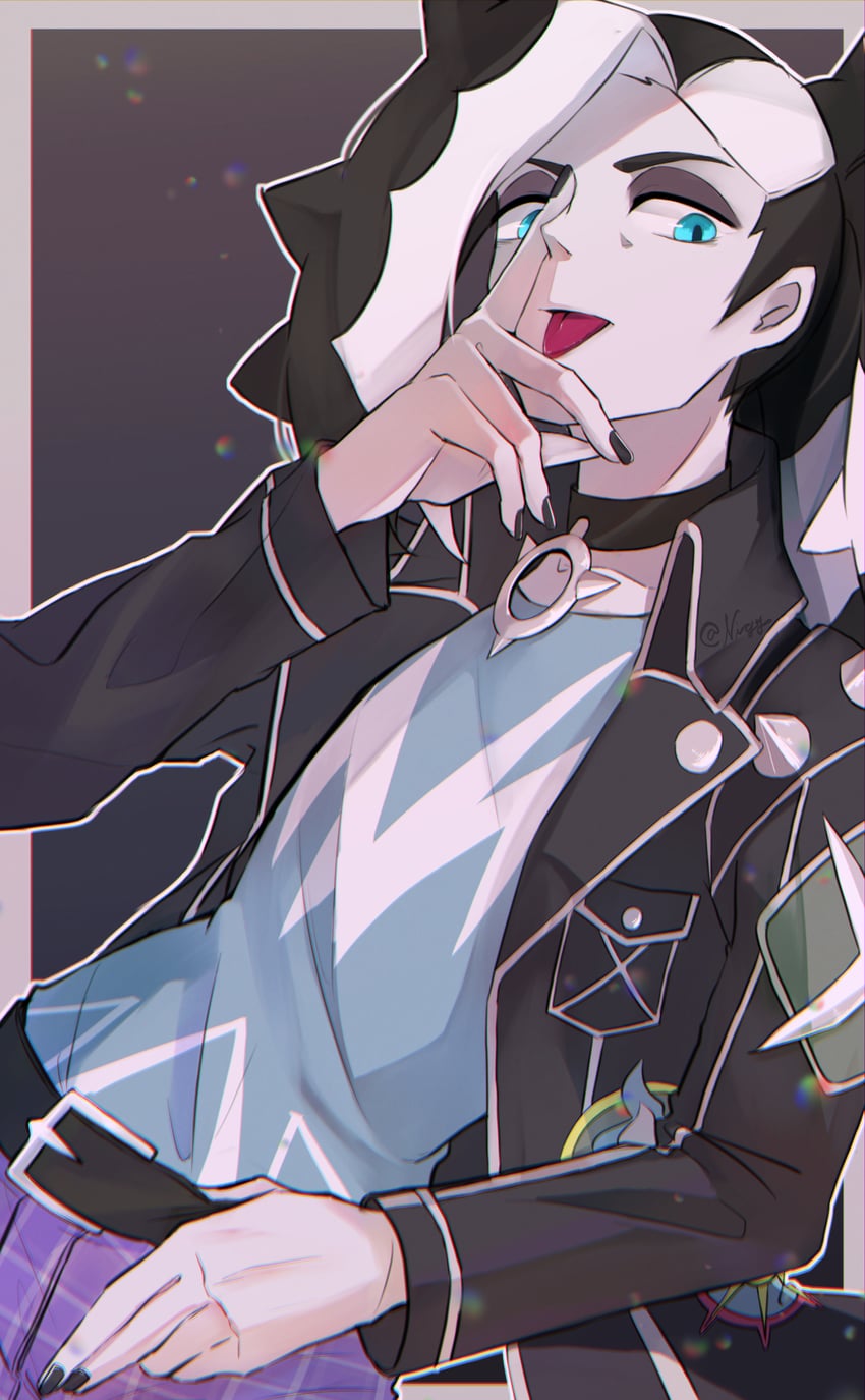 piers (pokemon and 1 more) drawn by nirugiri_(nirgy)