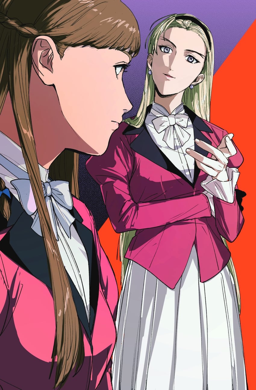 relena peacecraft and dorothy catalonia (gundam and 1 more) drawn by amikoiiko