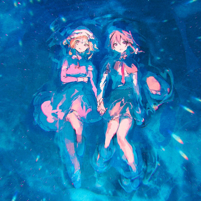 usami renko and maribel hearn (touhou) drawn by circle_yomado