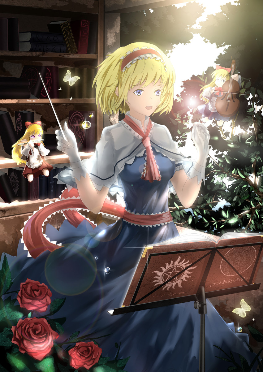 alice margatroid and shanghai doll (touhou) drawn by rika_(4962416)
