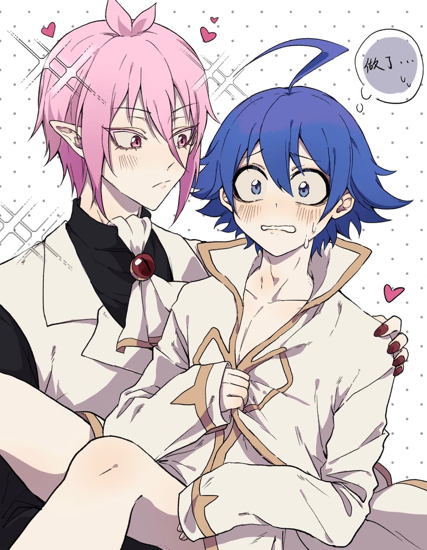 suzuki iruma and asmodeus alice (mairimashita! iruma-kun) drawn by luffy546