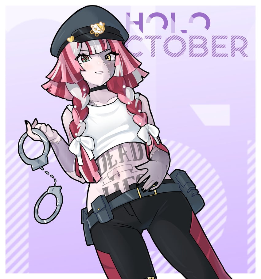 kureiji ollie (hololive and 1 more) drawn by morningpanda