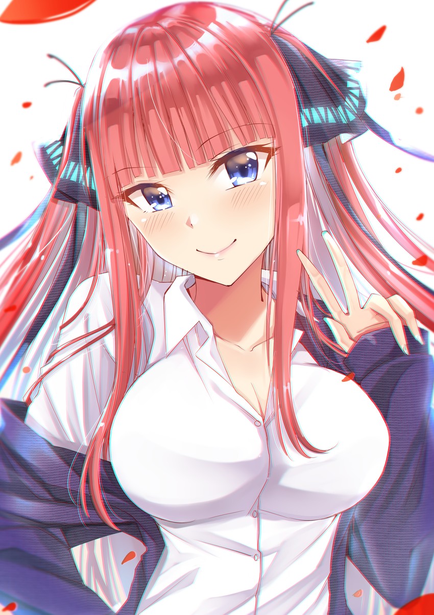 nakano nino (go-toubun no hanayome) drawn by gu_li