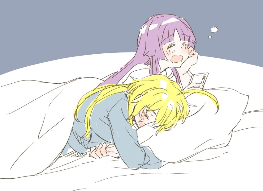 amano soraha and banshouya ena (assault lily) drawn by sorato_(astllatte)