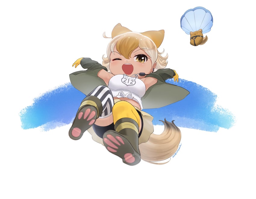 coyote and coyopotato (kemono friends and 1 more) drawn by beleven