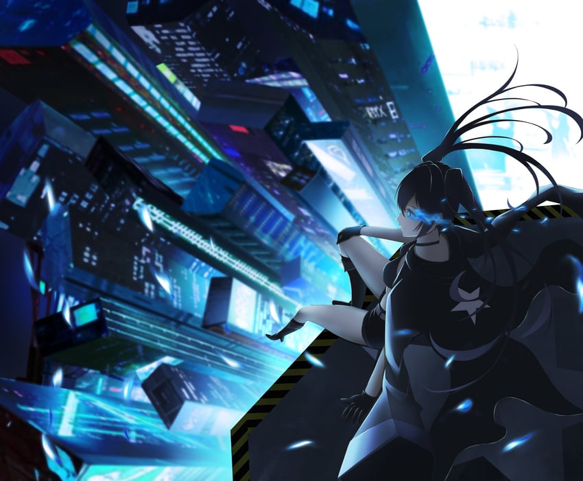 black rock shooter (black rock shooter) drawn by user_wgtn3282