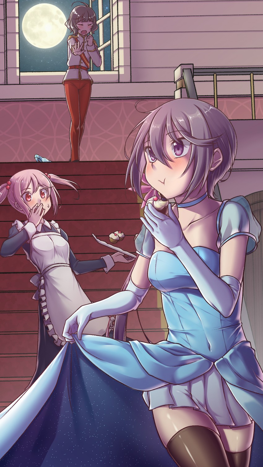 akebono, sazanami, kishinami, and cinderella (kantai collection and 1 more) drawn by yuki_to_hana