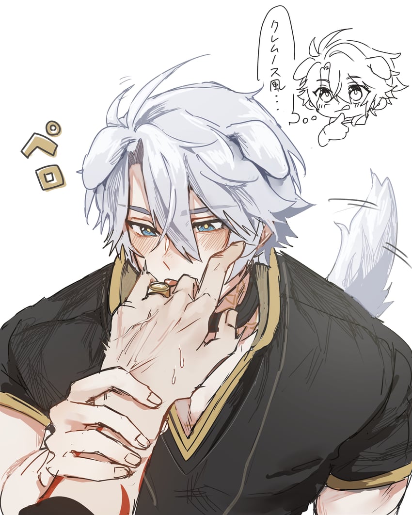 phainon and mydei (honkai and 1 more) drawn by ggtnnk