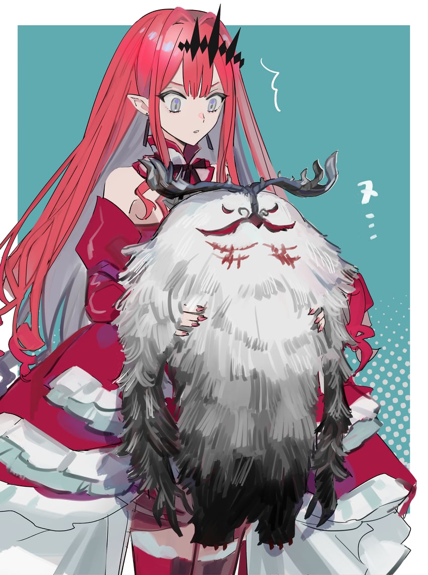 baobhan sith and cernunnos (fate and 1 more) drawn by kitou_saji