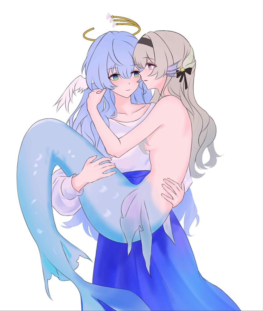firefly and robin (honkai and 1 more) drawn by yuuncx