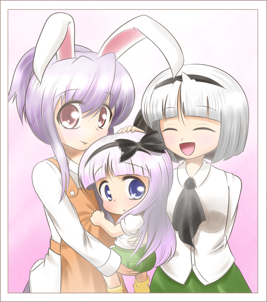 konpaku youmu and reisen udongein inaba (touhou) drawn by hinate