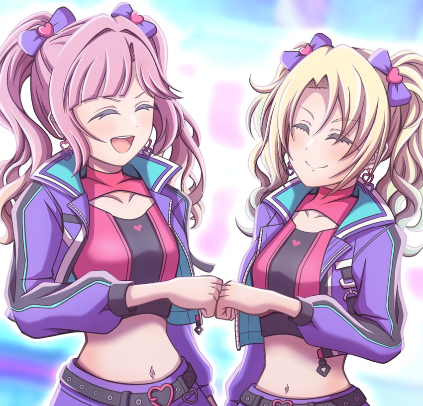 osawa rurino and anyoji hime (love live! and 1 more) drawn by ganbarai