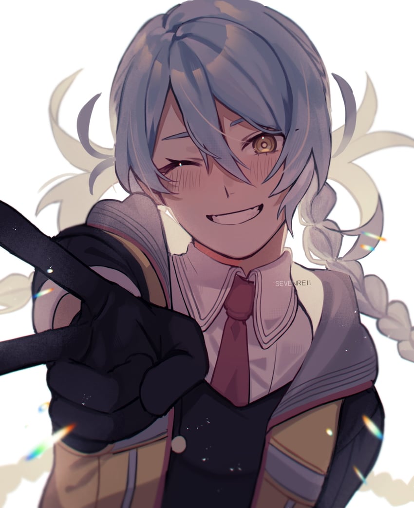 okiura mizuki (ai the somnium files and 1 more) drawn by sevenreii