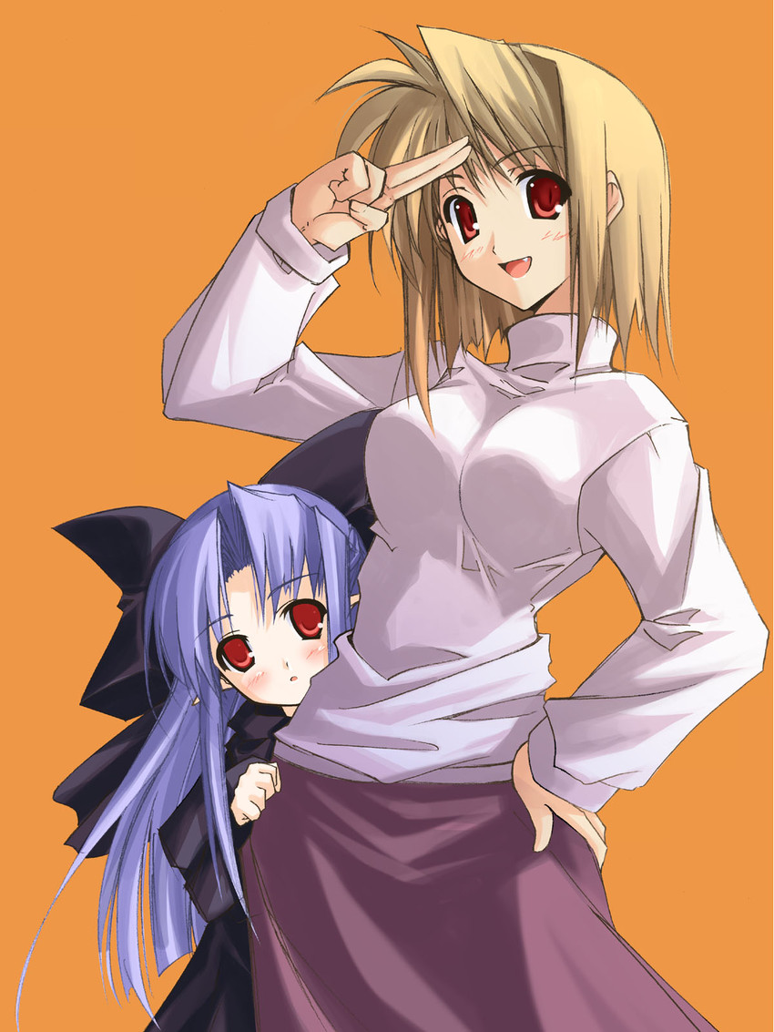 arcueid brunestud and len (tsukihime and 1 more) drawn by shingo_(missing_link)