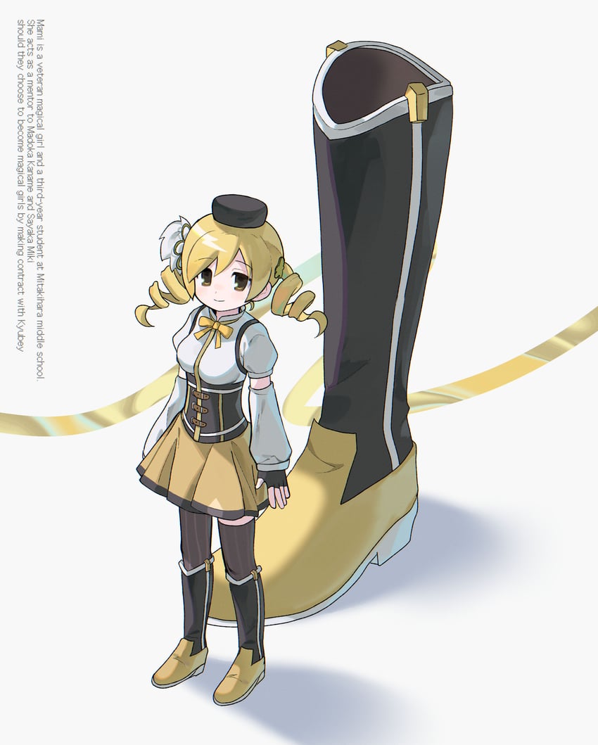 tomoe mami (mahou shoujo madoka magica) drawn by morizo_(morizoshop)