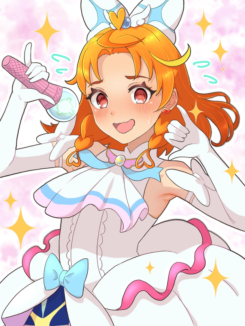 cure prism, yuunagi tsubasa, and cure wing (precure and 1 more) drawn by ewo_kakuo