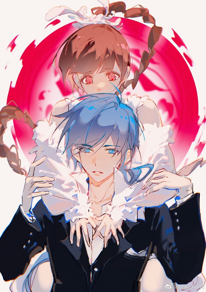xiao wu and tang san (douluo dalu) drawn by humi_humi