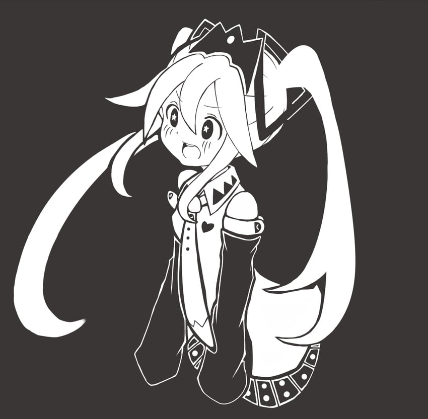hatsune miku (vocaloid and 1 more) drawn by tsunotsuki_(uguisu_maccha)