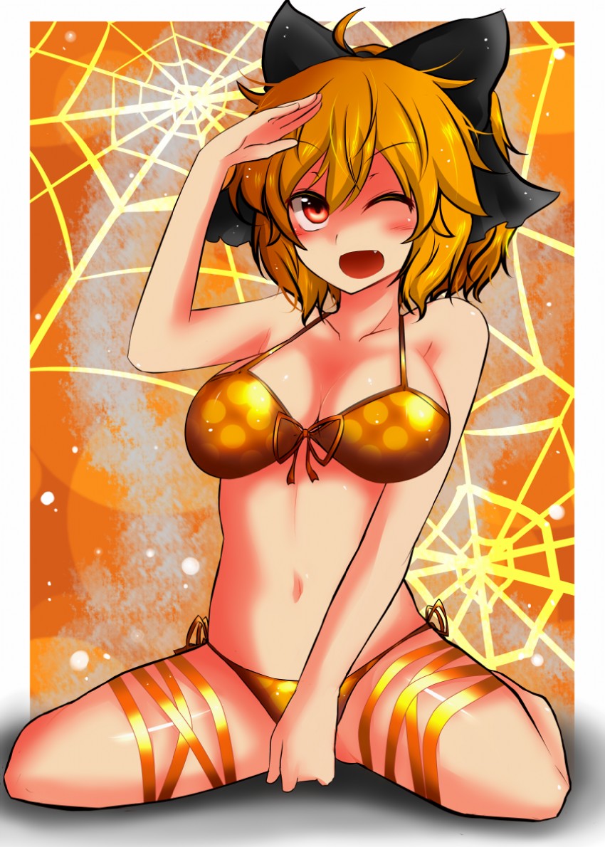 kurodani yamame (touhou) drawn by roki_(hirokix)