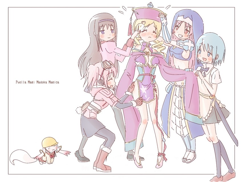 akemi homura, kaname madoka, miki sayaka, sakura kyoko, tomoe mami, and 13 more (mahou shoujo madoka magica and 9 more)