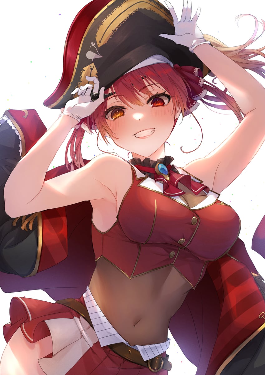 houshou marine (hololive) drawn by shikino_yuki