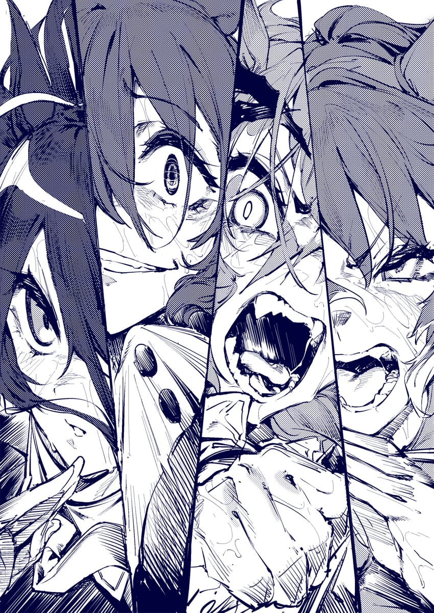 agnes tachyon, manhattan cafe, jungle pocket, and dantsu flame (umamusume and 1 more) drawn by iapoc