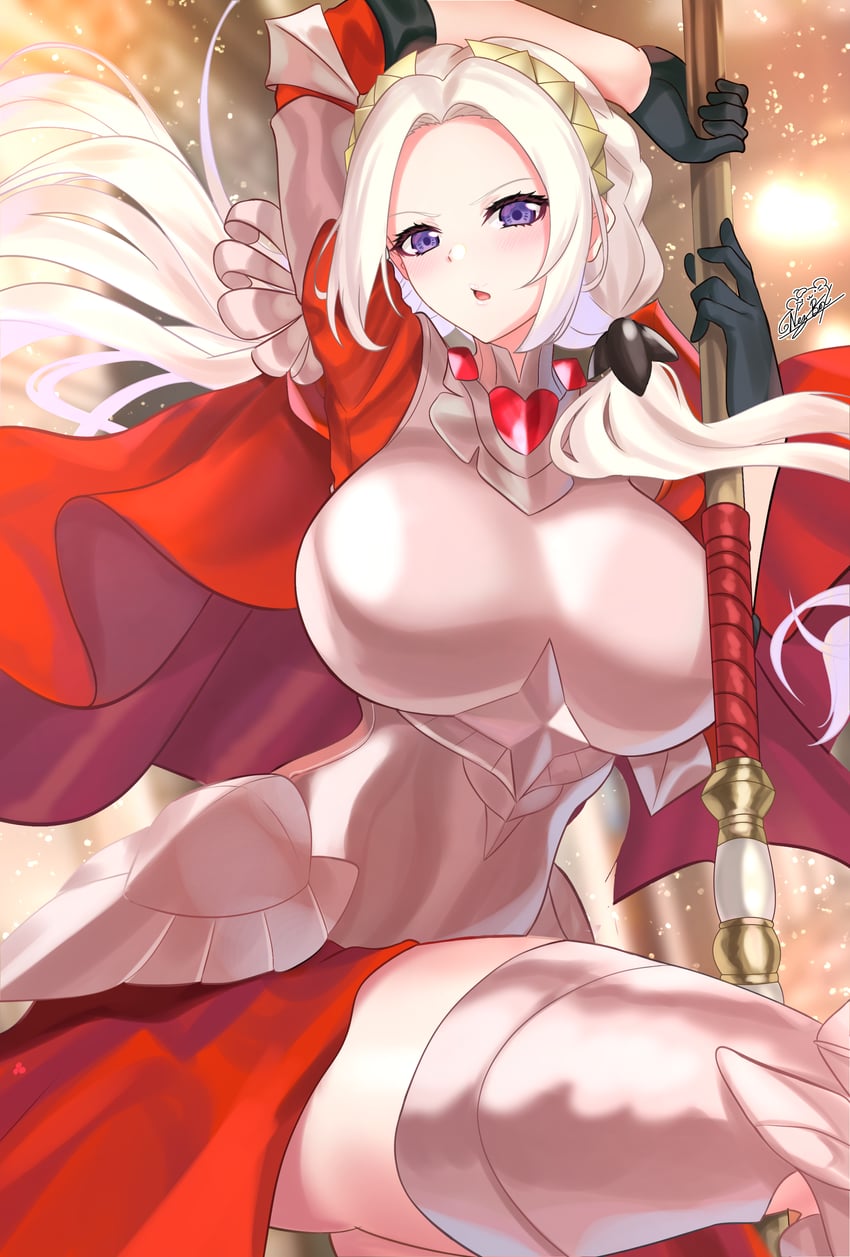 edelgard von hresvelg (fire emblem and 2 more) drawn by nez-box