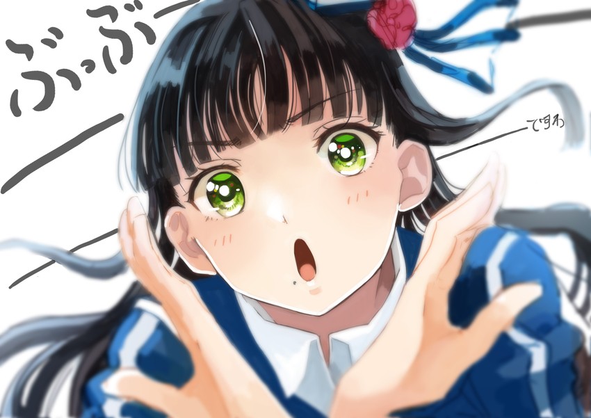 kurosawa dia (love live! and 1 more) drawn by kawaoka_sachio