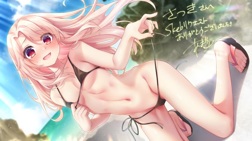 illyasviel von einzbern (fate and 1 more) drawn by amatsuji