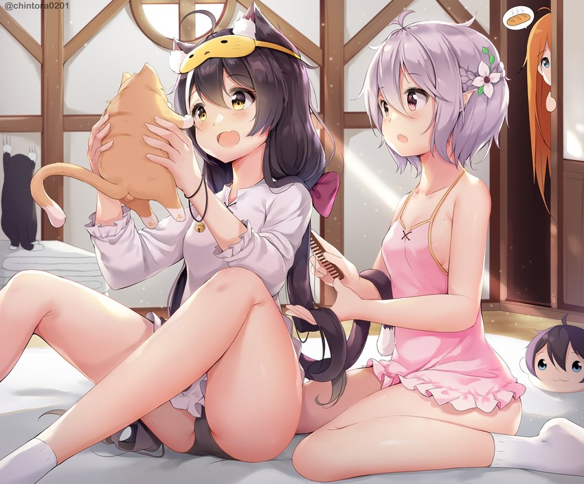 karyl, kokkoro, pecorine, and yuuki (princess connect!) drawn by chintora0201