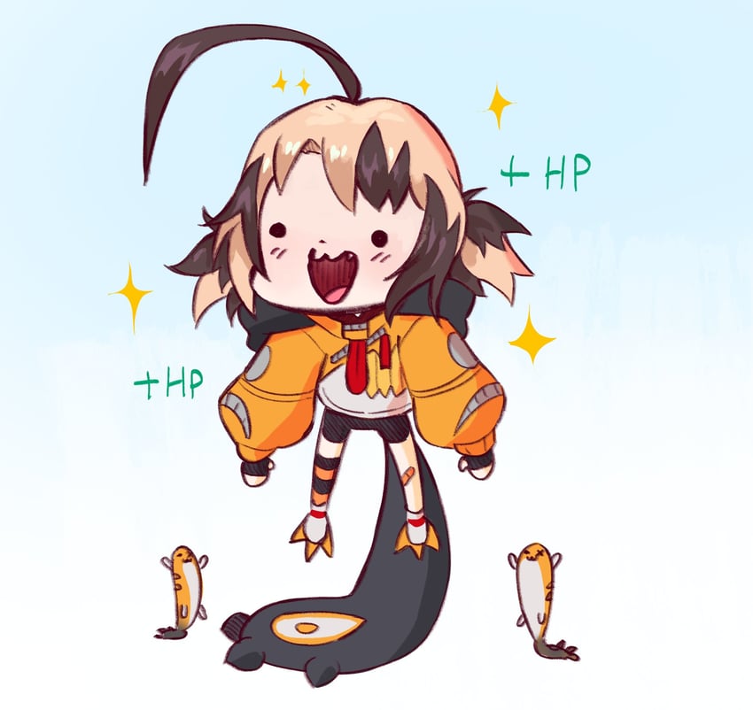 gigi murin and grem (hololive and 1 more) drawn by yambot