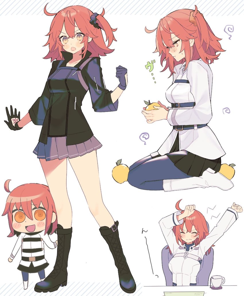fujimaru ritsuka (fate and 1 more) drawn by uxco0