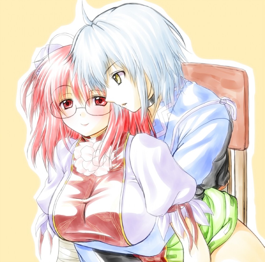 morichika rinnosuke and ibaraki kasen (touhou) drawn by asamura_hiori
