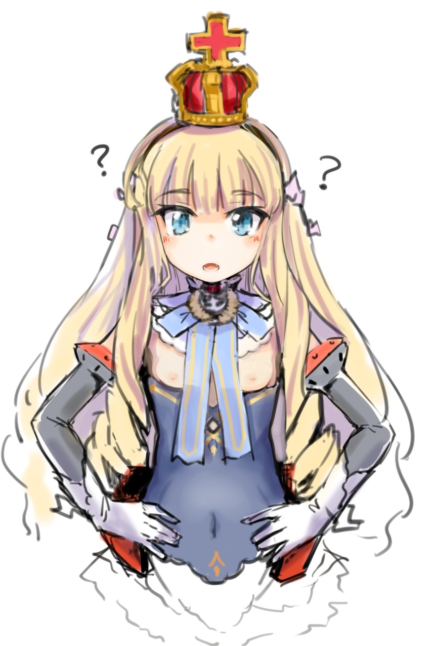 queen elizabeth (azur lane) drawn by momo_(higanbana_and_girl)