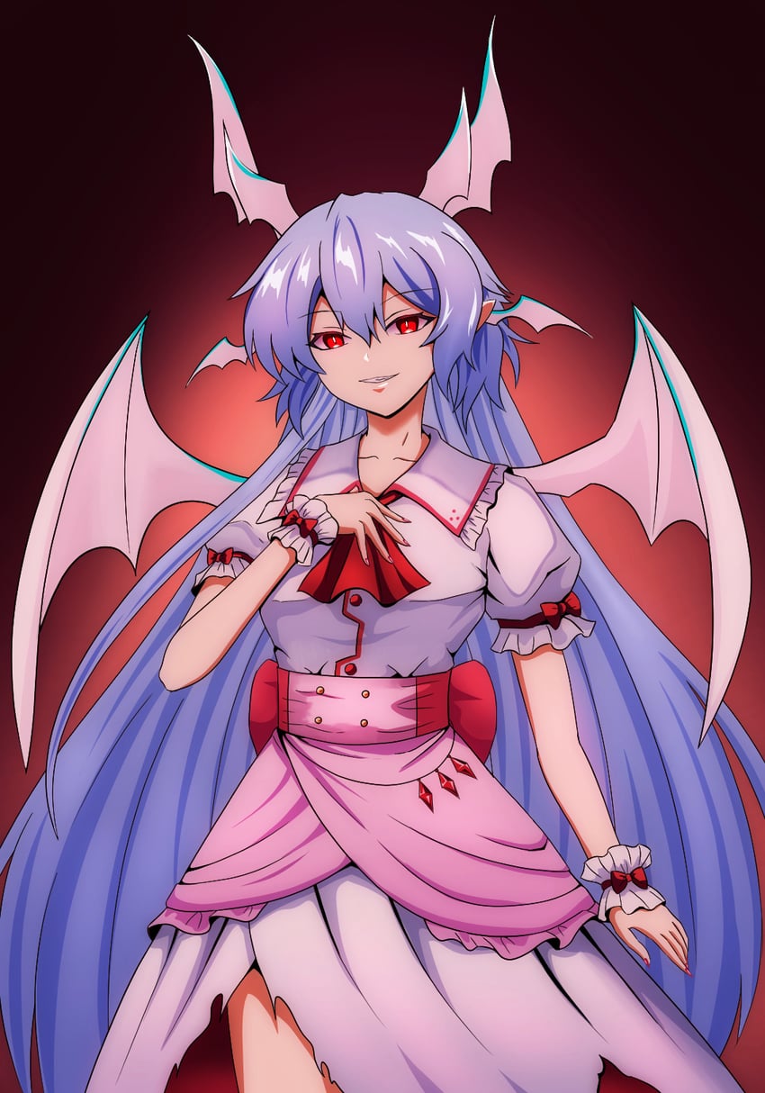 remilia scarlet (touhou and 1 more) drawn by merihari07