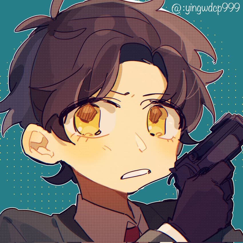 twilight and damian desmond (spy x family) drawn by yingwdcp999