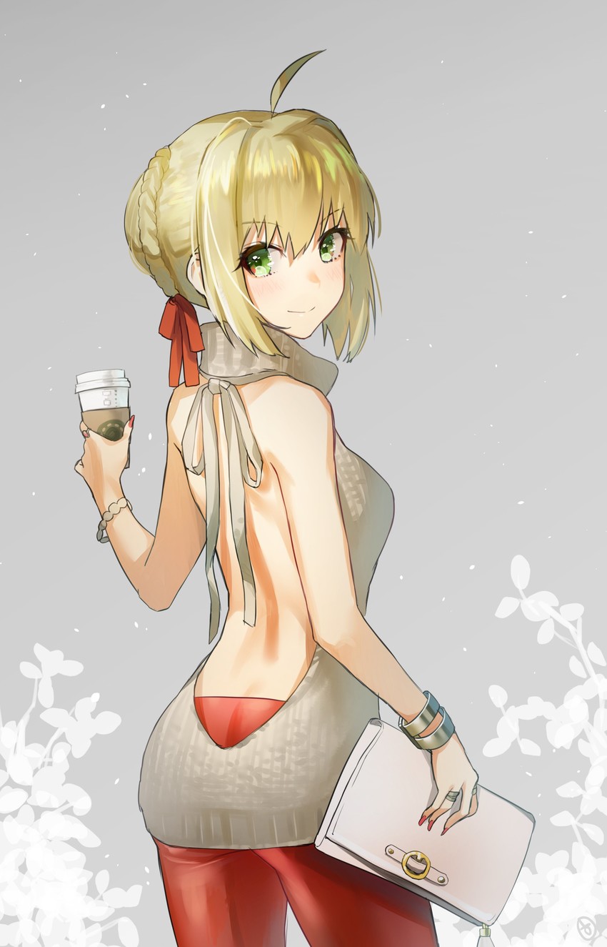 nero claudius (fate and 2 more) drawn by hieung