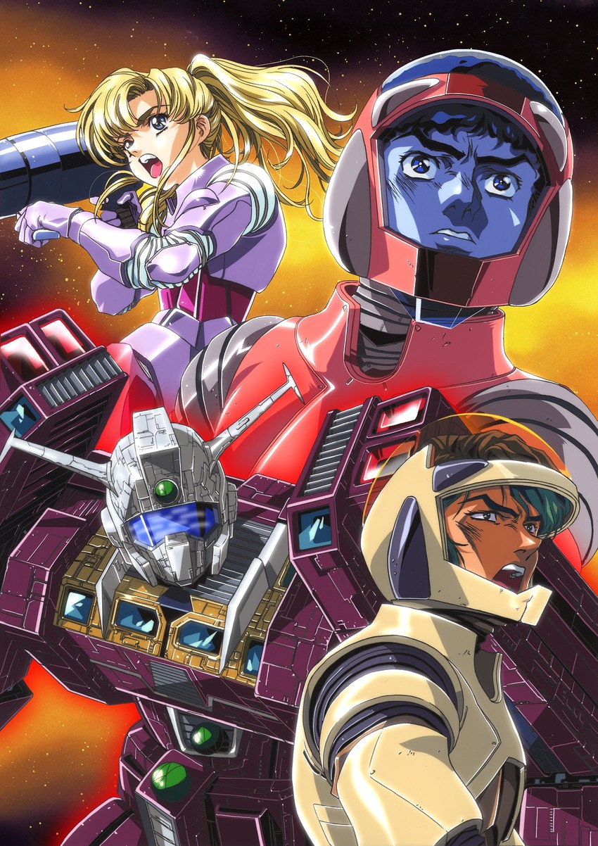 ideon, cosmo yuki, kasha imhof, and bes jordan (densetsu kyojin ideon) drawn by platin_(alios)