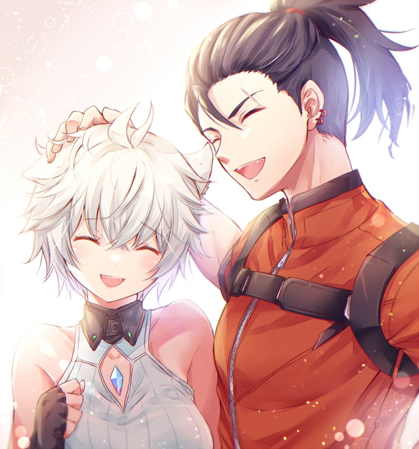 na'el and matthew (xenoblade chronicles and 2 more) drawn by ui_frara