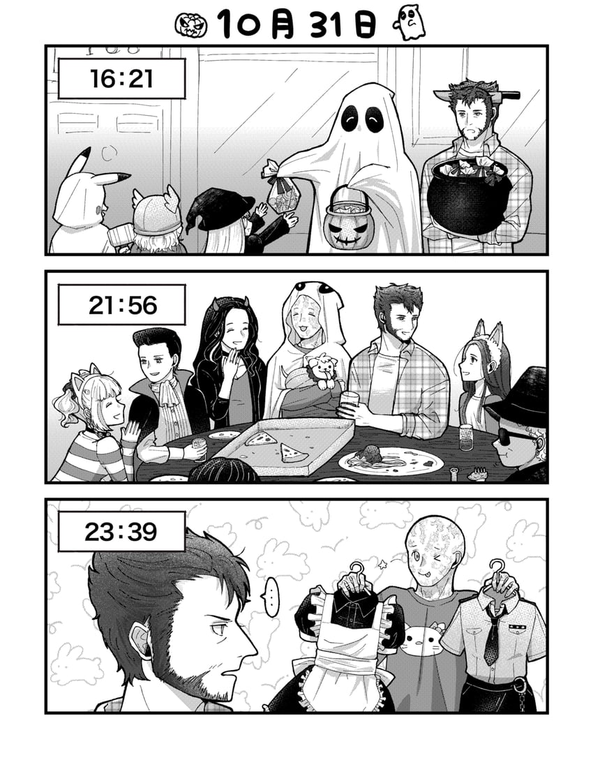 pikachu, wolverine, deadpool, thor, laura kinney, and 5 more (pokemon and 5 more) drawn by doghooouse