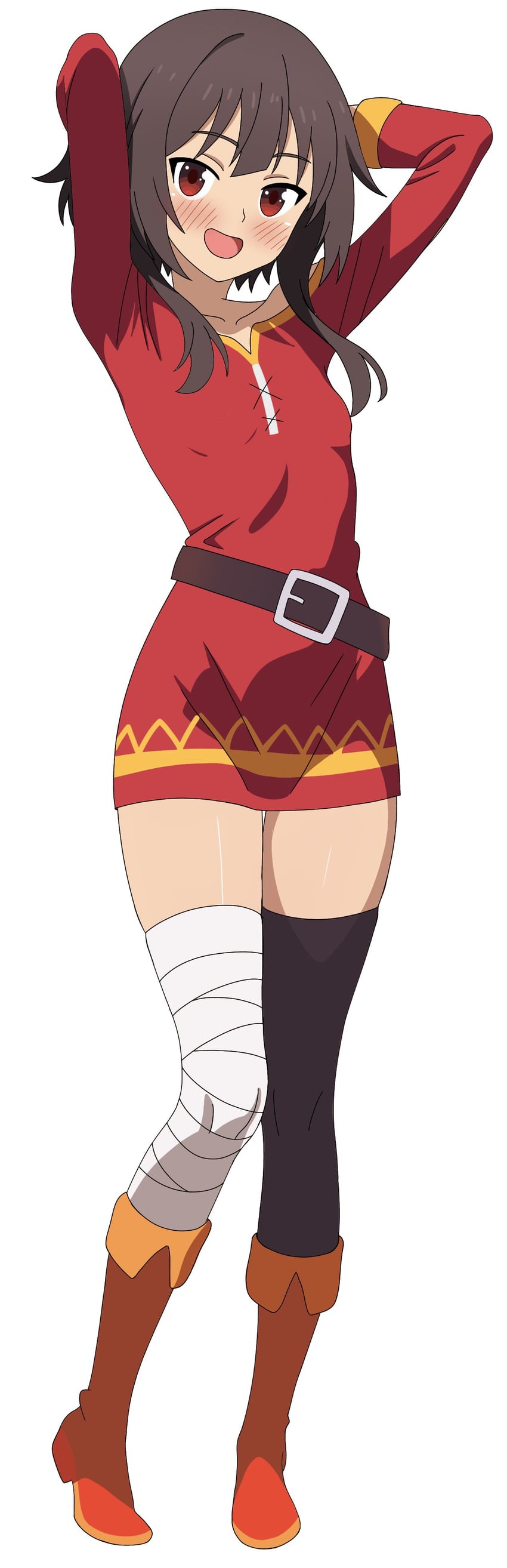 megumin (kono subarashii sekai ni shukufuku wo! and 1 more) drawn by frixtied
