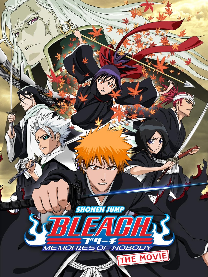 kuchiki rukia, kurosaki ichigo, hitsugaya toushirou, abarai renji, kuchiki byakuya, and 2 more (bleach and 2 more)