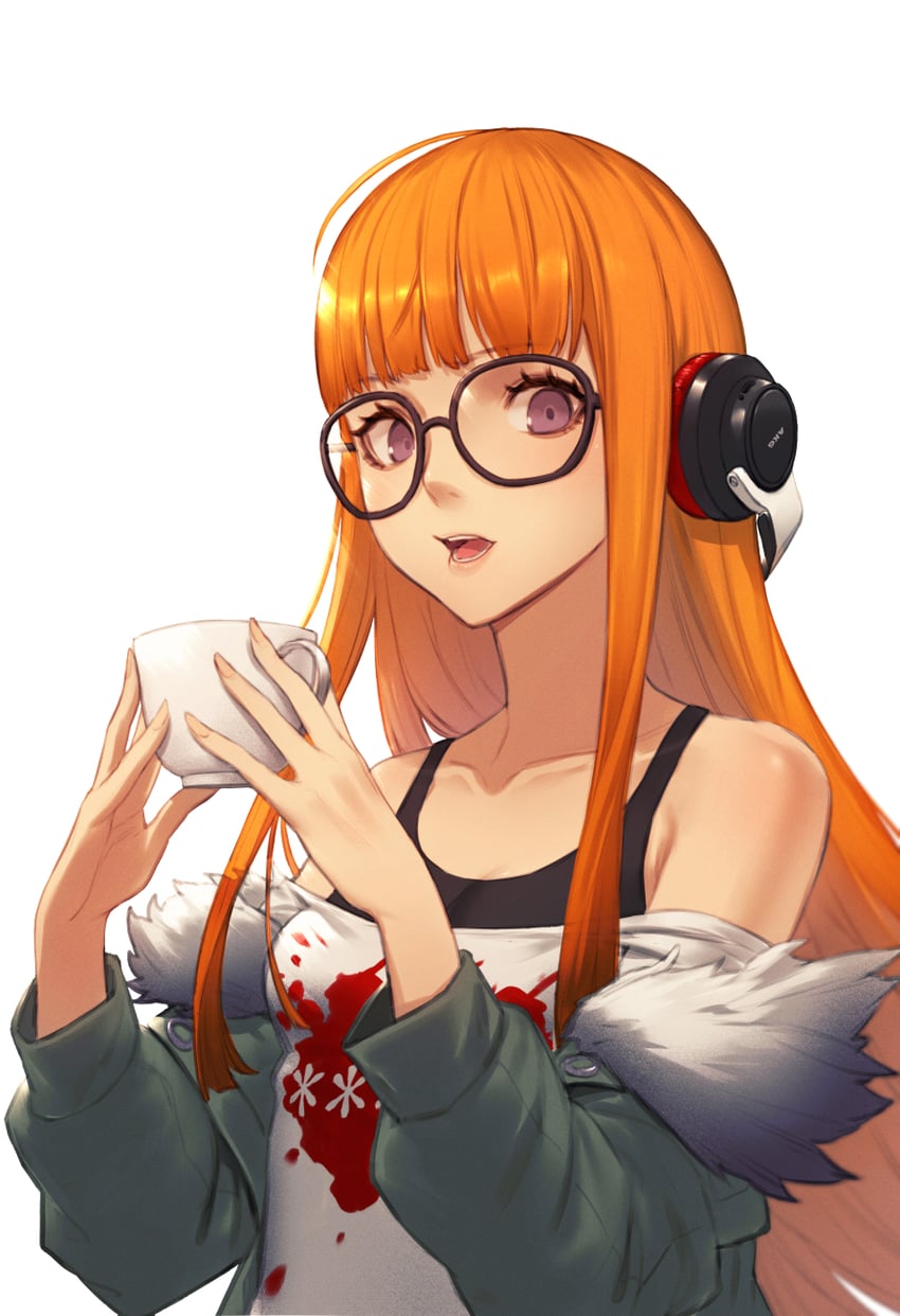 sakura futaba (persona and 1 more) drawn by relayrl