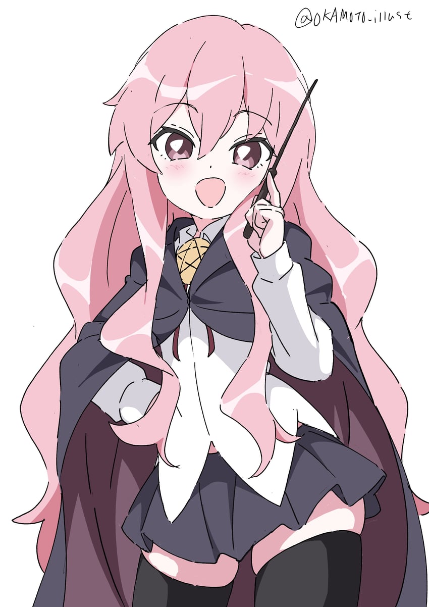 louise francoise le blanc de la valliere (zero no tsukaima) drawn by white_gorilla_(okamoto)