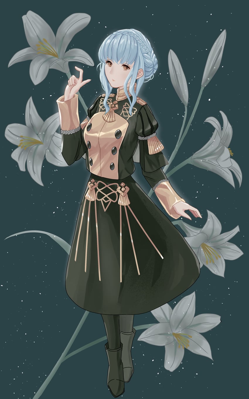 marianne von edmund (fire emblem and 1 more) drawn by dangouo_ty